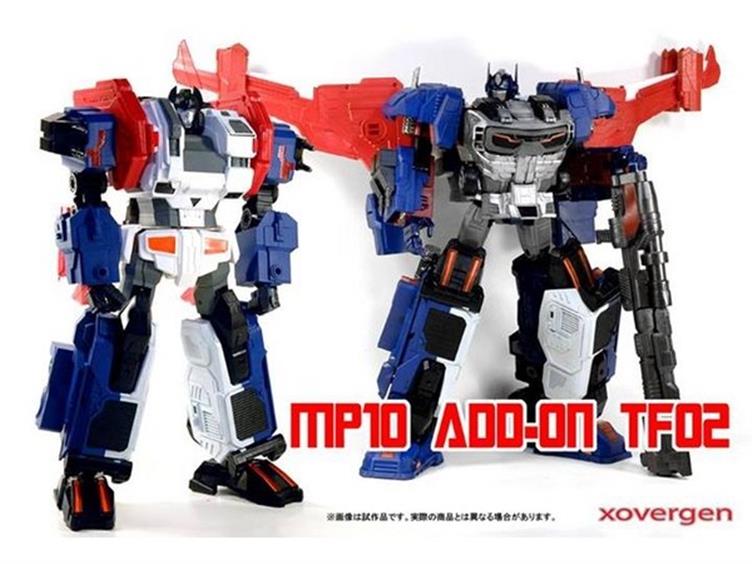 Xovergen TF-02 Godarmor Powered Upgrade Kit For MP-10 Optimus Prime